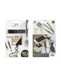 Nitelze Hitch Phone Anchor + Lanyard - Black