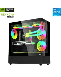 Acer Atx Intel Core I5 - 14th Gen Rtx 4070 Super Gaming Pc - Black