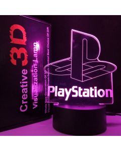 Creative 3D Visualization Lamp -  Playstation