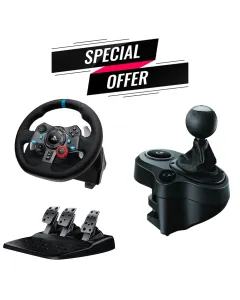 Logitech G29 Driving Force Racing Wheel And Shifter For Playstation 4 Special Bundle Offer