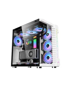 Loivngcool Ufo Iii Atx Rgb Gaming Pc Case - White