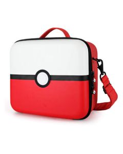 Travel Carrying Case/Bag For Nintendo Switch, Pokemon design - Red and White