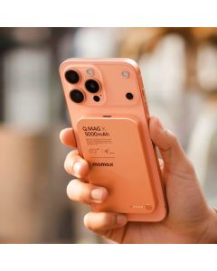 Momax Q.Mag X Magnetic Wireless Power Bank 5000mAh - Gen 2 (Orange)