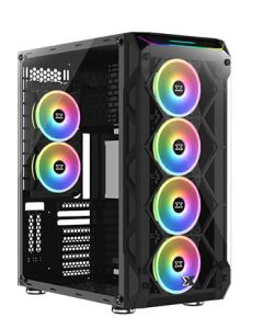 XIGMATEK OVERTAKE RGB Tempered Glass ATX Case
