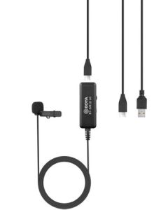 BOYA BY-DM10UC DIGITAL LAVALIER MICROPHONE FOR TYPE-C, ANDROID, MAC & WINDOWS - BLACK