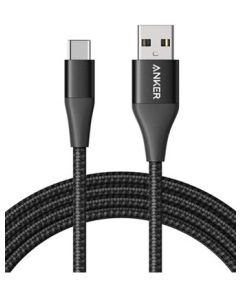 ANKER POWERLINE+II USB-C TO USB-A (NYLON)1.8M/6FT - BLACK