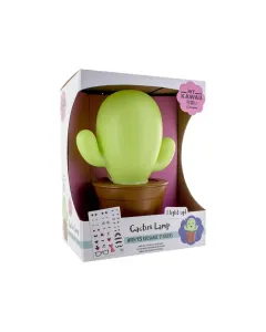 My Kawaii Cactus Lamp (With Reusable Face Stickers)