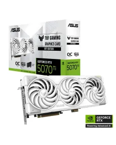 Asus Tuf Gaming Geforce Rtx™ 5070 Ti 16gb Gddr7 Btf White Oc