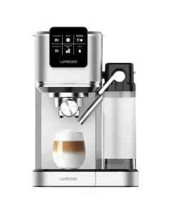 LePresso Latteo Hot & Cold Brewing Coffee Machine with Milk Frothing Function - Silver