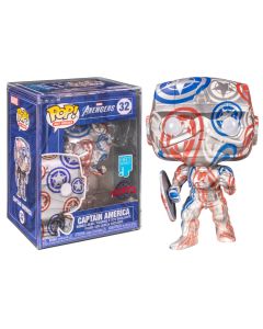 Funko Pop! Art Series: Marvel Avengers Captain America (EXC) - 32