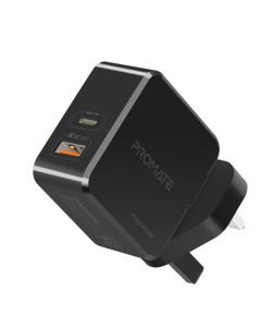 Promate Powercube 36w Ultra-fast Home Charger - Black 