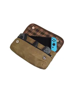 ith Switch, Urban Travel Pouch, Soft Storage Bag, Scratch & Bump Protection, Minimalist Essentials, Waxed Canvas, Handmade, Fatigue