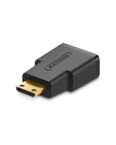 UGREEN Mini HDMI Male (Type C) To HDMI Female Adapter, Gold Plated Compatible With Smartphones, Camcorder