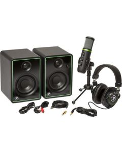 Mackie Creator Bundle 3" Multimedia Monitors Usb Microphone And Headphones