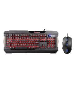 Thermaltake Commander Multi Light Gaming Gear Keyboard & Mouse Combo, Black​