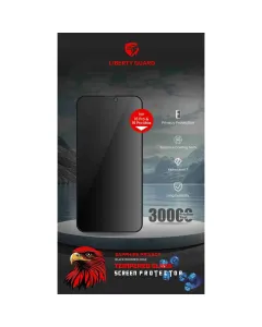 Liberty Guard 2.5d Full Cover Clear Black Edge Sapphire Coating Glass With Applicator - Iphone 16 Promax
