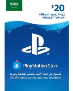 PSN Store CARD 20$ - SAUDI STORE