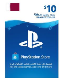 PSN Store Card $10 QATAR ACCOUNT