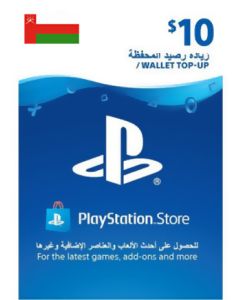 PSN Store Card $10 OMAN ACCOUNT
