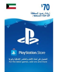 PLAYSTATION NETWORK CARD 70$ - KUWAIT STORE