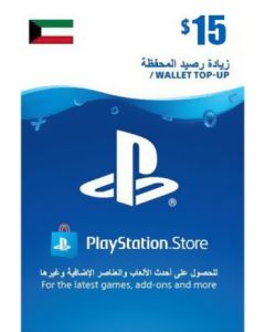 PSN Store CARD 15$ - Kuwait STORE