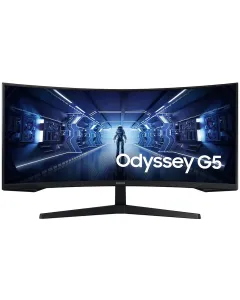 Samsung Odyssey G55t 165hz 1ms Freesync Premium Curved Gamning Monitor - 34"