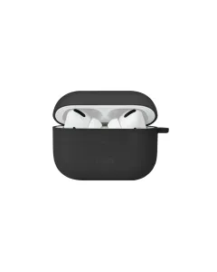 Uniq Nexo Active Hybrid Silicone Airpods Pro 2nd Gen (2022) Case With Sports Ear Hooks - Charcoal (Grey)