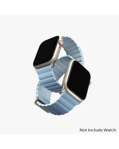 Uniq Revix Premium Edition Reversible Magnetic Apple Watch Strap 41/40/38mm - Arctic (Arctic/soft Blue)