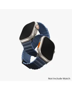 Uniq Revix Premium Edition Reversible Magnetic Apple Watch Strap 49/45/44/42mm - Prussian (Prussian/mist Blue)