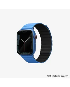 Uniq Revix Reversible Magnetic For Apple Watch Strap 42/44/45mm Caspian (Blue/Black)