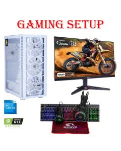 Lovingcool Intel Core I5 - 13th Gen Rtx 5050 8gb, 1tb Ssd, 16gb Ram Gaming Pc With Monitor And Gaming Kit Bundle