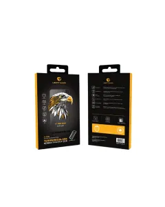 Liberty Guard 2.5d Full Cover Clear Black Edge 3rd Generation Triple Reinforced Glass With Applicator - 17pro Max