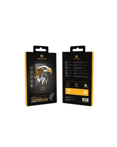 Liberty Guard 2.5d Full Cover Clear Black Edge 3rd Generation Triple Reinforced Glass With Applicator - 17pro