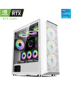 Wjcoolman Intel Core I5-14th Gen Rtx 5060 8gb Gaming Pc - White