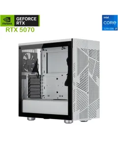Corsair 275r Airflow Intel Core I7-12th Gen Rtx 5070 12gb Gaming Pc - White