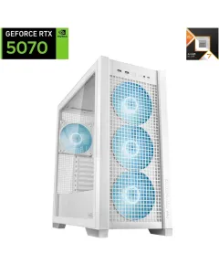 Asus Tuf Amd Ryzen 7 9000series 9800x3d Rtx 5070 12gb Gaming Pc - White
