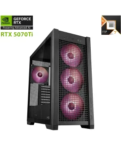 Asus Tuf Amd Ryzen 7 9800x3d Rtx 5070 Ti 16gb Gaming Pc - Black