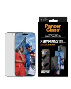 Panzerglass Privacy Screen Protector For Iphone 17pro Max| Ultra-wide Fit W. Fastfit In-a-box