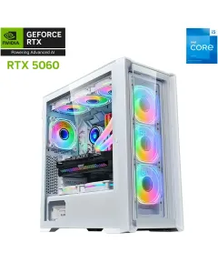 Lovingcool Intel Core I5-13th Gen Rtx 5060 Gaming Pc - White