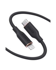  Anker Powerline III Flow USB-C To Lightning (1.8/6ft) - Black