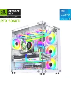 Wjcoolman Intel Core I5-14th Gen Rtx 5060ti Gaming Pc - White