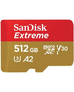 Sandisc Extream Microsd Card With Extreme Capture 512gb(Speed 160mb/90mb/s)