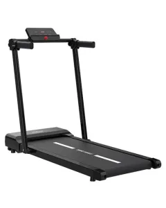 Hsm Smart Foldable Home Treadmill Supports Up To 110 Kg - Black Grey