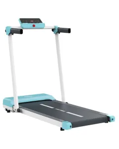Hsm Smart Foldable Home Treadmill Supports Up To 110 Kg - Turquoise