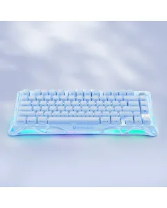 Gravastar Mercury K1 75% Wireless Mechanical Gaming Keyboard Special Edition - Ice Blue