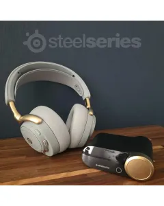 Pre-order : Steelseries Arctis Nova Elite - Hi-res Wireless Gaming Headset - Sage Gold