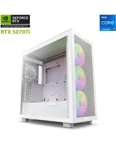 Nzxt H Series Intel Core I7-14th Gen Rtx 5070 Ti 16gb Gaming Pc 