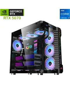 Lovingcool Intel Core I7-14th Gen Rtx 5070 Gaming Pc - Black