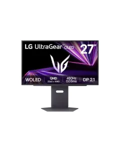 Lg Ultragear Oled 27" Qhd 480hz, 0.03ms, Hdmi 2.1, G-sync Compatible, Amd Freesync Premium Pro Gaming Monitor - Black