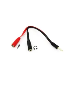 Y Spitter 2in1 Audio Aux Cable 3.5mm Jack for Headphone - Black